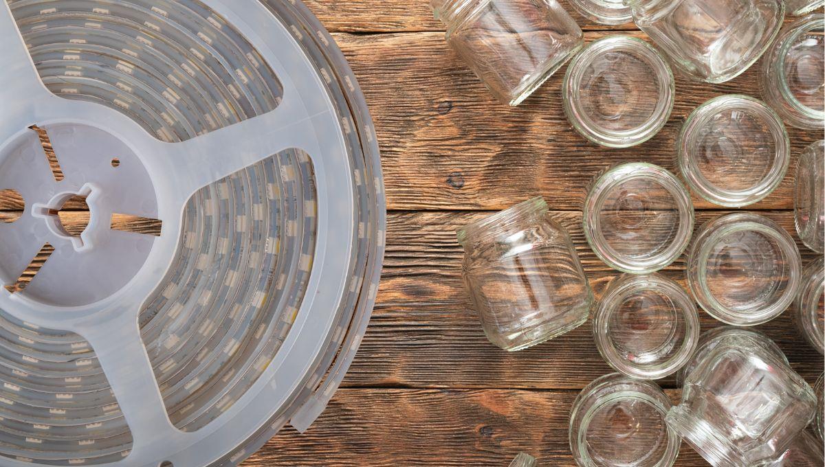 Cómo hacer lámparas con frascos de vidrio y luces LED: Guía paso a paso